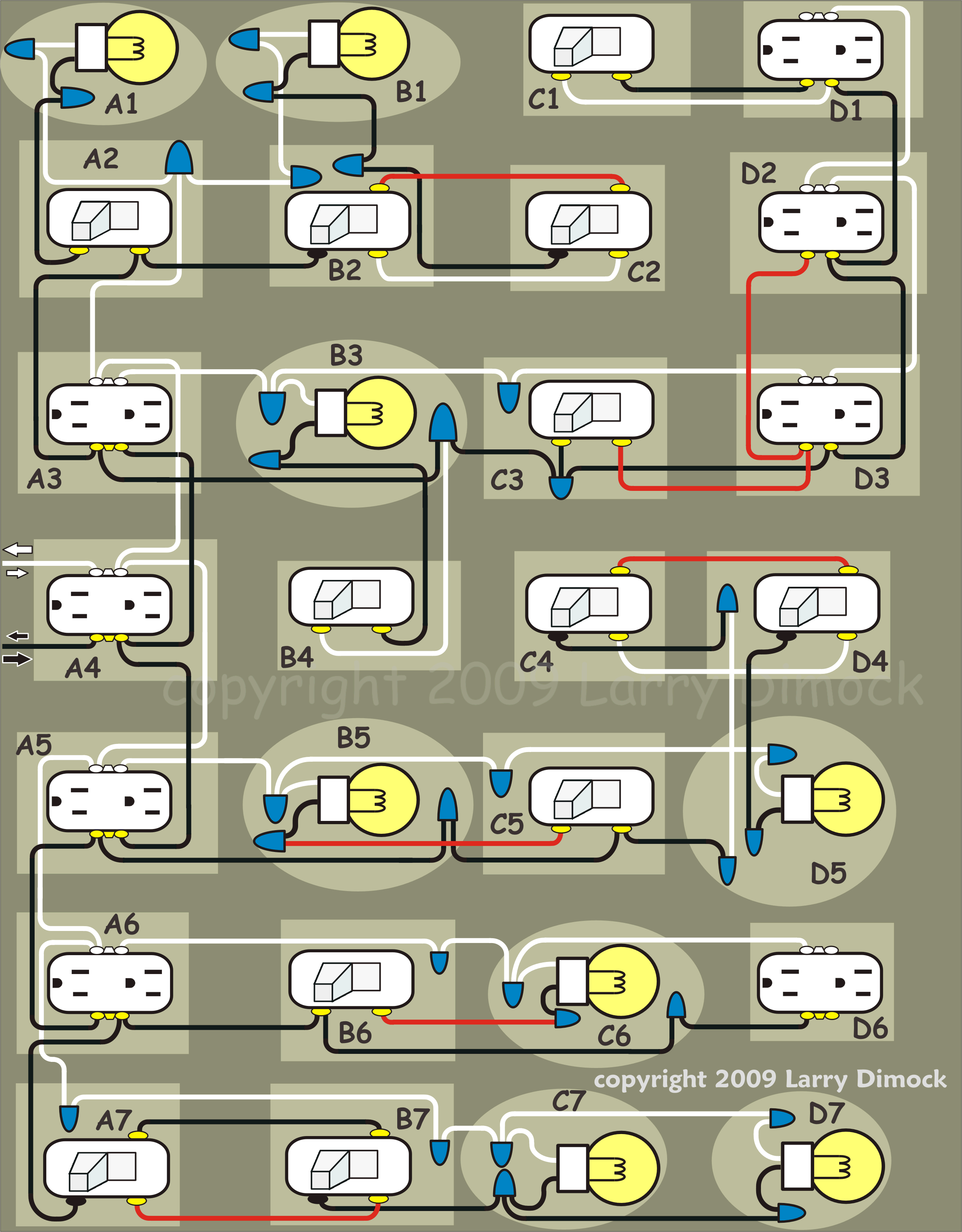 Basic House Electrical Wiring Circuit Diagram 