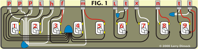 House wiring diagram of switch connections